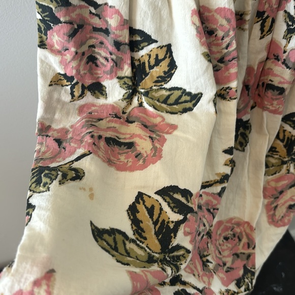 urban outfitters floral dress / tie back / size S - Picture 2 of 4